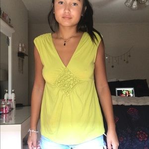 Anthropologie Light green blouse